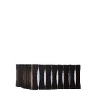 Plafon Madeira Ripado Quadrado Preto 50x50cm