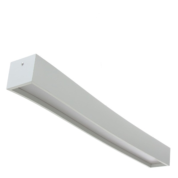 Plafon Madeira Wood Retângular 64x10cm - 1 Ou 2 Luzes G13 Bra