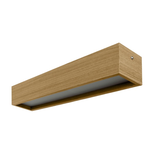 Plafon Madeira Wood Retângular 64x10cm - 1 Ou 2 Luzes G13 Fre