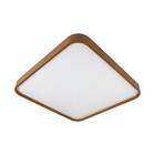 Plafon Metal E Acrílico Amadeirado Timber Led 24w 6500k 40cm