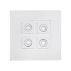 Plafon Moom 50x50cm Branco P/4 Dicróica E 4xe27 St1601