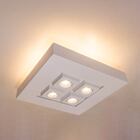 Plafon Moom 60x60cm Branco P/4 Dicróica E 4xe27 St1601