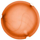 Plafon Murano Vidro 25cm 1 Lampada E-27 Max 60w Cor Cafe Com