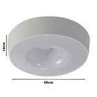 Plafon Nice Branco 4 Lampadas Tualux