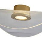 Plafon Nordecor Adini 2495 Led Bivolt Dourado Fosco Dourado F