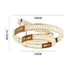 Plafon Nordecor Gulty 2902 Led Bivolt Ouro Brilho