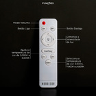 Plafon Nordecor Kenle 2663 Redondo Led Bivolt Branco 2663