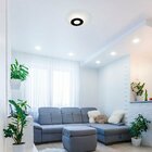 Plafon Nordecor Kote 2756 Led Bivolt Preto/branco 3000k