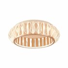 Plafon Nordecor Wavy 2948 Led Bivolt Ouro Champagne 2700k