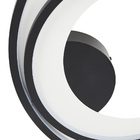 Plafon Nordecor Zahal Duo 2516 Led Bivolt Preto