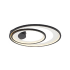 Plafon Nordecor Zahal Duo 2516 Led Bivolt Preto