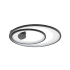 Plafon Nordecor Zahal Duo 2516 Led Bivolt Preto