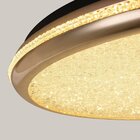 Plafon Nordecor Zova 2745 58cm Led Bivolt Ouro Brilho 3000k