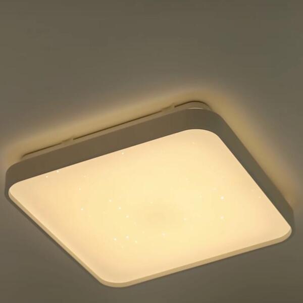 Plafon Opus Hm82826 Led 12w 3000k Bivolt Ip20 Branco 28x28