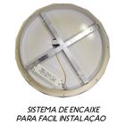 Plafon Otto Ouro Led 30w Redondo 46cm Starlux St1711