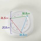 Plafon Ozzy Branco  50cm Starlux Lt-002l + 6x Led G9 5w Branc