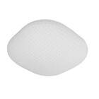 Plafon Ozzy Branco Metal E Vidro Lt-001s + 2 Led G9 5w Branco