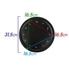 Plafon Ozzy Smoky Metal E Vidro 50cm Starlux Lt-002l St1952