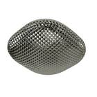 Plafon Ozzy Smoky Metal E Vidro Lt-001s + 2 Led G9 5w Branco