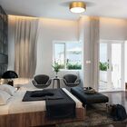 Plafon Painel De Sobrepor Redondo 35cm P/ 3 Lâmpadas E27 Dour