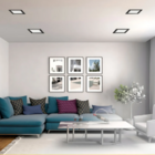 Plafon Painel Embutir De Led Quadrado 18w 4000k Recuado Bivol