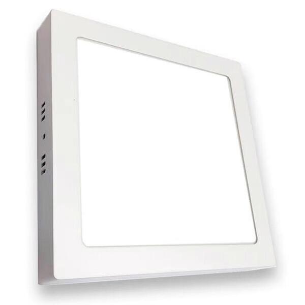 Plafon Painel Led Luminária Downlight 25w Sobrepor Quadrado