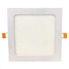 Plafon Painel Led Quadrado Recuado Embutir 17x17cm 15w 7000k