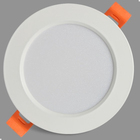 Plafon Painel Led Redondo Recuado Embutir 8,5cm 3w 7000k Lorb