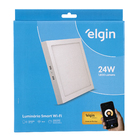 Plafon Painel Quadrado Sobrepor 24w Inteligente Smart Wi-fi
