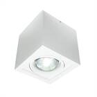 Plafon Par20 Simples Quadrado Branco Texturizado