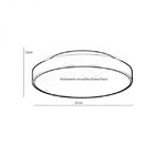 Plafon Para 3 Lâmpadas Redondo 36cm 7652 Jd Molina