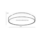 Plafon Para 3 Lâmpadas Redondo 36cm 7652 Jd Molina