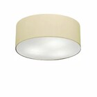 Plafon Para Sala Cilíndrico Sl-3005 Cúpula Cor Algodão Crú