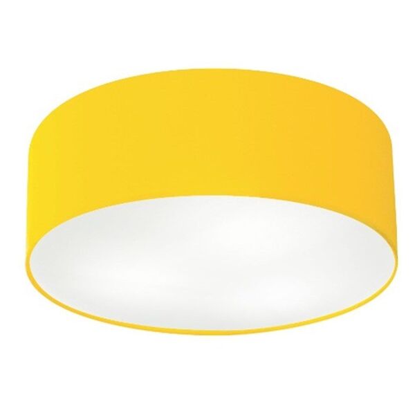 Plafon Para Sala Cilíndrico Sl-3006 Cúpula Cor Amarelo