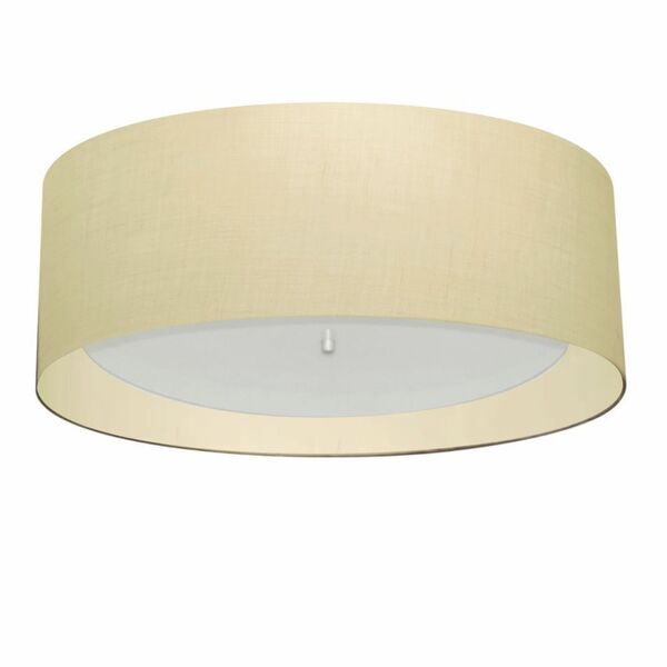 Plafon Para Sala Cilíndrico Sl-3008 Cúpula Cor Algodão Crú Be