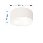 Plafon Para Sala Cilíndrico Sl-3010 Cúpula Cor Branco