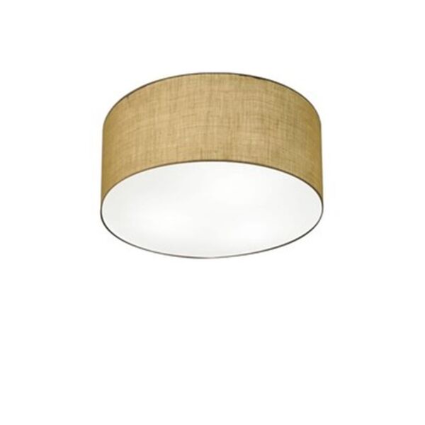 Plafon Para Sala Cilíndrico Sl-3010 Cúpula Cor Palha