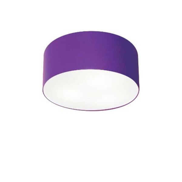 Plafon Para Sala Cilíndrico Sl-3010 Cúpula Cor Roxo