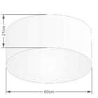 Plafon Para Sala Cilíndrico Sl-3013 Cúpula Cor Café