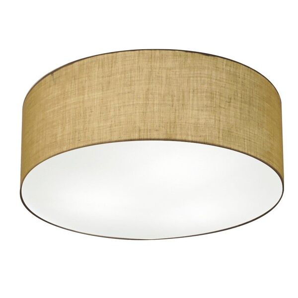 Plafon Para Sala Cilíndrico Sl-3019 Cúpula Cor Palha