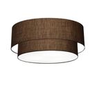 Plafon Para Sala Cilíndrico Sl-3021 Cúpula Cor Café