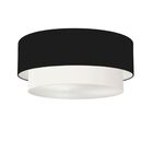 Plafon Para Sala Cilíndrico Sl-3021 Cúpula Cor Preto Branco