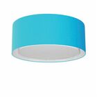 Plafon Para Sala Cilíndrico Sl-3036 Cúpula Cor Azul Turquesa