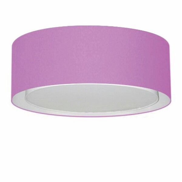 Plafon Para Sala Cilíndrico Sl-3037 Cúpula Cor Lilás