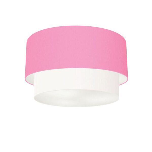 Plafon Para Sala Cilíndrico Sl-3045 Cúpula Cor Rosa Bebê Bran