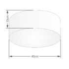 Plafon Para Sala Cilíndrico Sl-3047 Cúpula Cor Preto