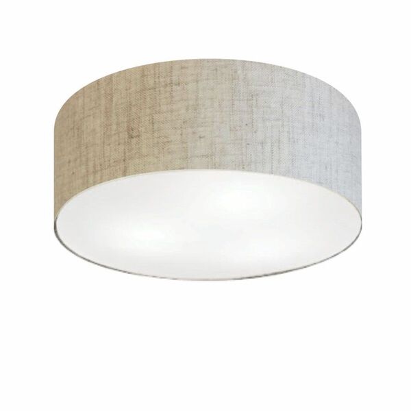 Plafon Para Sala Cilíndrico Sl-3047 Cúpula Cor Rústico Bege