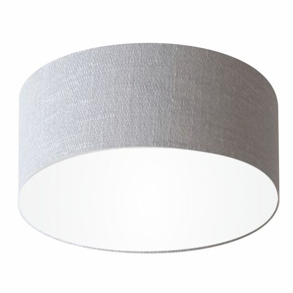 Plafon Para Sala Cilíndrico Sl-3054 Cúpula Cor Rústico Cinza