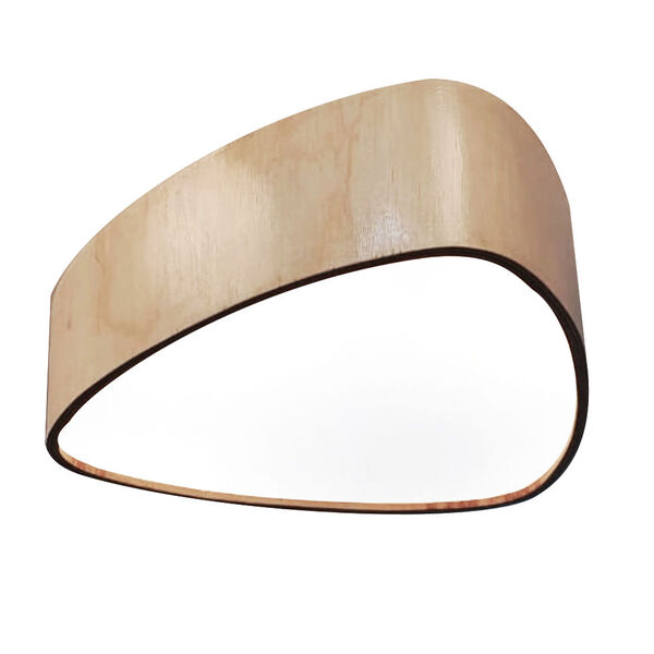 Plafon Para Sala Em Madeira Triangulo Sl-3070 Cor Natural