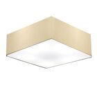 Plafon Para Sala Quadrado Sl-3051 Cúpula Cor Algodão Crú